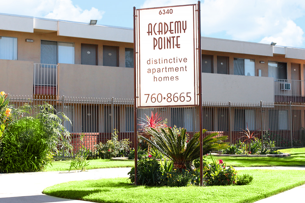 This Exteriors 12 photo can be viewed in person at the Academy Pointe Apartments, so make a reservation and stop in today.